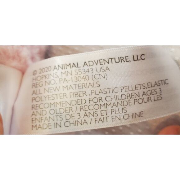 Animal Adventure Pink Pig Stuffed Animal Plush Toy Embroidered Eyes - Picture 10 of 11